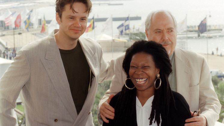 Tim Robbins, Whoopi Goldberg, Robert Altman - The Player © Michel Gangne / AFP
