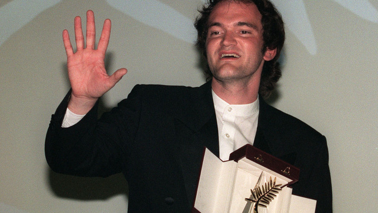 Quentin Tarantino, Palme d'or - Pulp Fiction © Patrick Hertzog / AFP