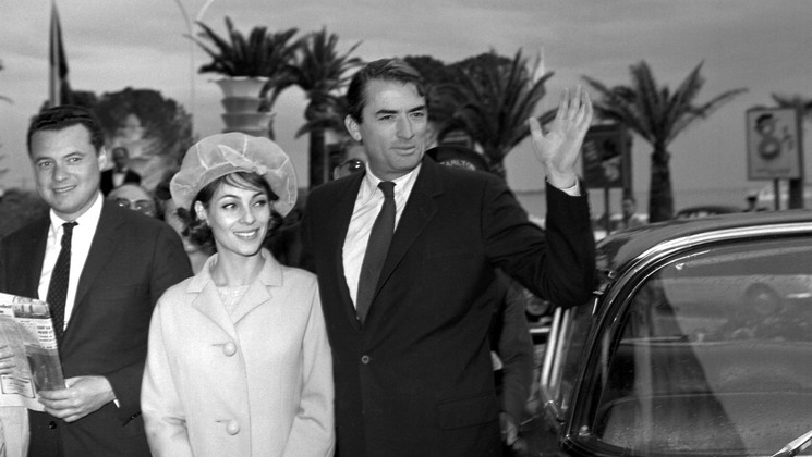 Veronique Passani, Gregory Peck - To Kill a Mockingbird (Du Silence et des Ombres) © STAFF / AFP