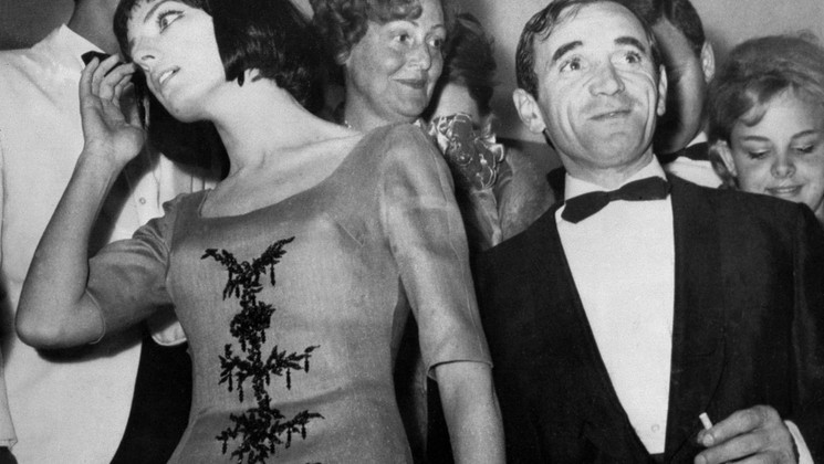 Marie Laforêt, Charles Aznavour - Le Rat d'Amérique © STAFF / AFP