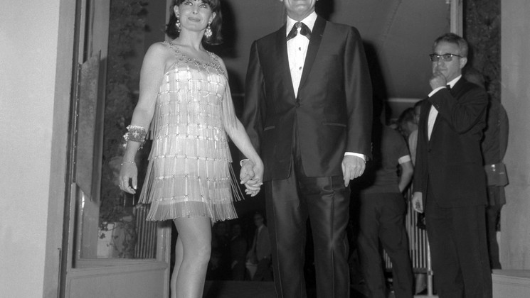 Magali Noël, Jean Marais © STAFF / AFP
