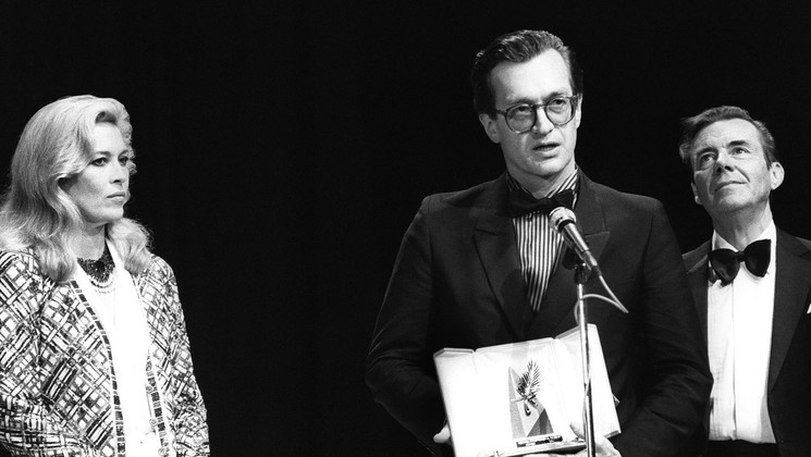 Wim Wenders, Palme d'or - Paris, Texas - Faye Dunaway, Dirk Bogarde © Ralph Gatti / AFP