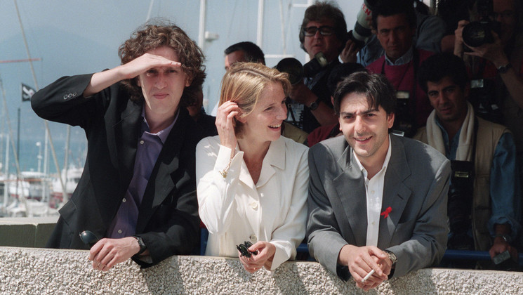 Eric Rochant, Sandrine Kiberlain, Yvan Attal - Les Patriotes © Patrick Hertzog / AFP
