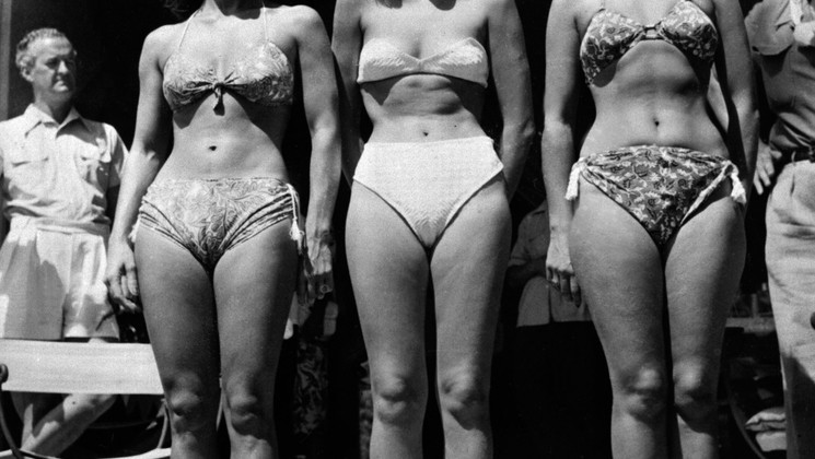 Malou Martel, Miss Festival Annette Bastid, Lucy Leroy © AFP