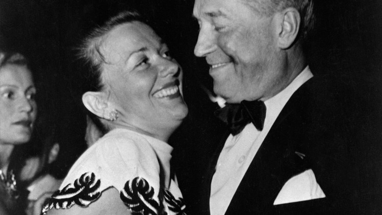 Zita Fiore, Maurice Chevalier © AFP
