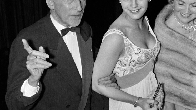 Jean Cocteau, Romy Schneider, Magda Schneider © STRINGER / AFP