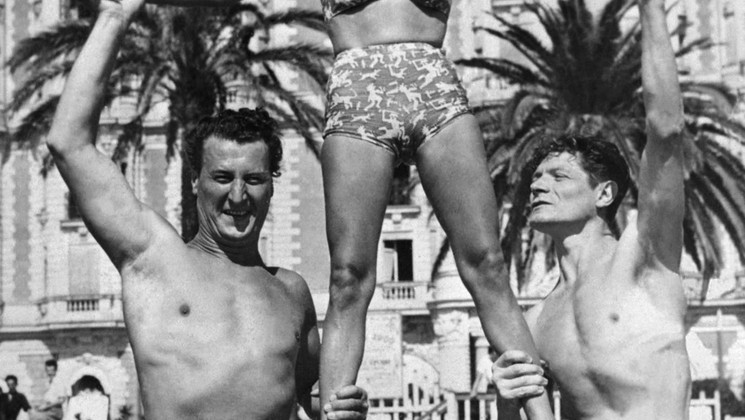 Louise Carletti, Jacques Erwin, Alain Cuny © AFP