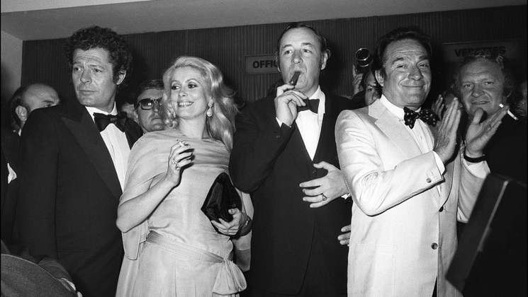 Marcello Mastroianni, Catherine Deneuve, Philippe Noiret, Ugo Tognazzi - La Grande Bouffe © AFP