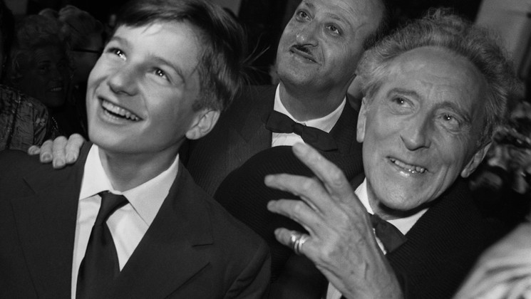 Jean-Pierre Léaud, Jean Cocteau - Les quatre cents coups © AFP