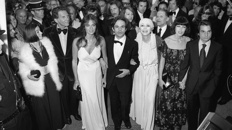 Marisa Pavan, Jean-Pierre Aumont, Jacqueline Bisset, François Truffaut, Valentina Cortese, Dani, Jean-Pierre Léaud - La Nuit Américaine © AFP