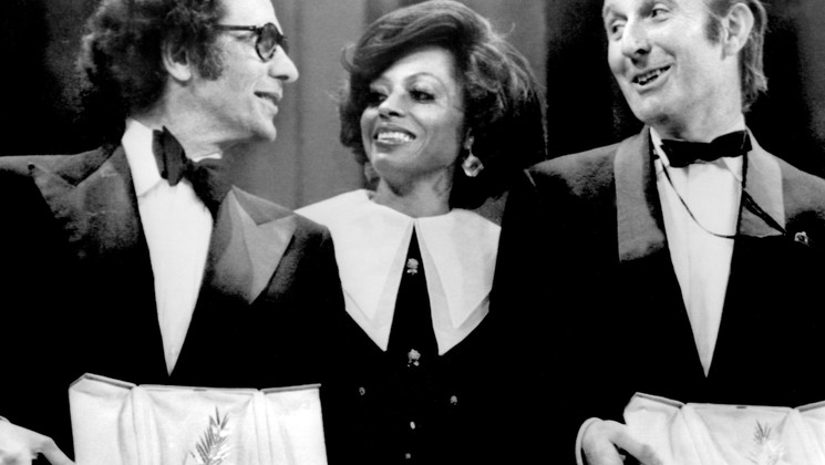 Jerry Schatzberg, Palme d'or Ex Aequo - The Scarecrow , Alan Bridges Palme d'or Ex Aequo - The Hireling - Diana Ross © AFP