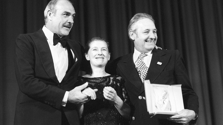 Andrzej Wajda, Palme d'or- Czlowiek Z Zelaza - Sean Connery © Ralph Gatti / AFP