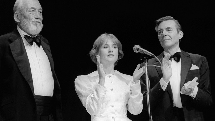 John Huston, Hommage du Jury - Isabelle Huppert, Dirk Bogarde © Ralph Gatti / AFP