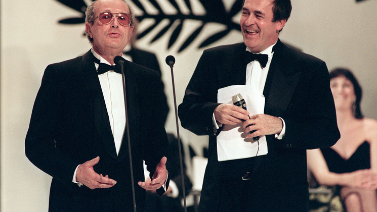 Manoel de Oliveira, Tribute by the Jury, Bernardo Bertolucci, President of the Feature films Jury © Jacques Demarthon / AFP