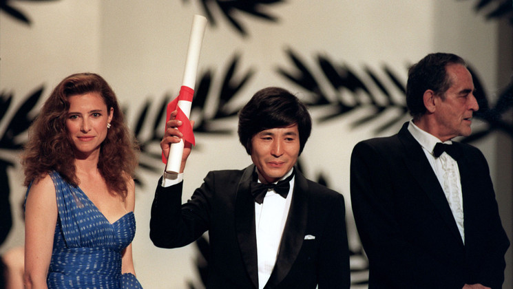 Kohei Oguri, Grand Prix Ex Aequo - Shi No Toge - Mimi Rogers, Vittorio Gassman © Jacques Demarthon / AFP