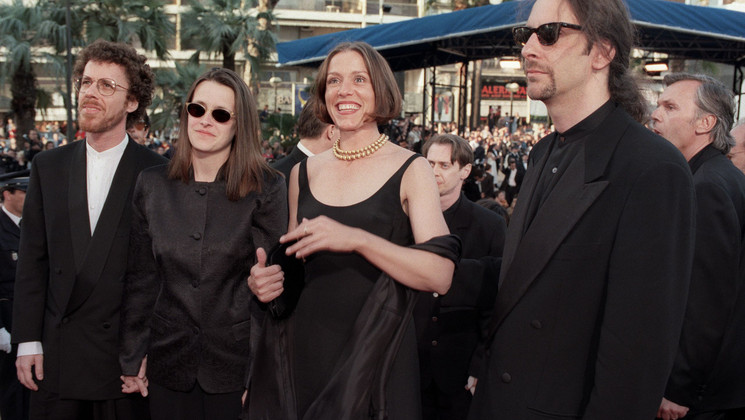 Ethan Coen, Frances Mc Dormand, Joel Coen - Fargo © Bertrand Guay / AFP