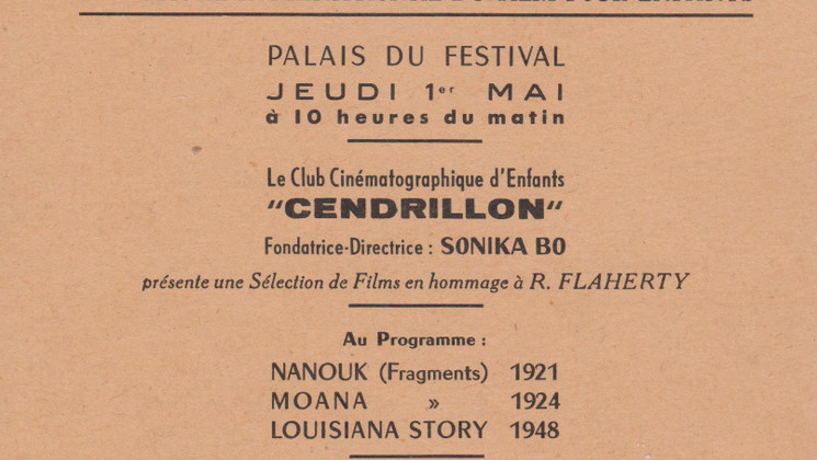 Invitation Card, Children Film Club "Cendrillon" © FDC
