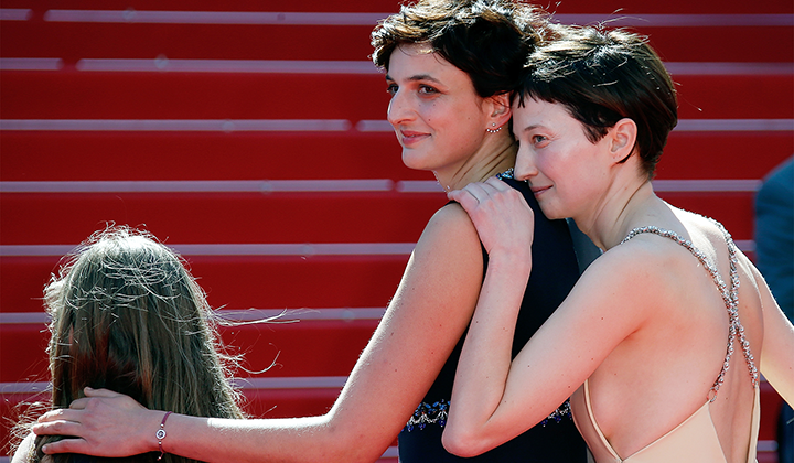 Alice et Alba Rohrwacher © AFP / VH