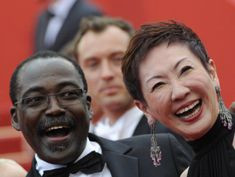 Mahamat Saleh Haroun & Nansu Shi © AFP