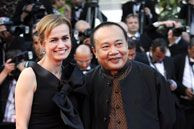 Sandrine Bonnaire et Rithy Panh © AFP