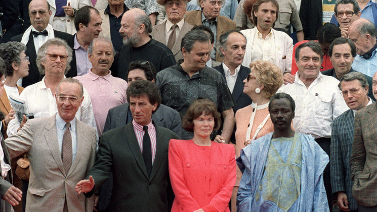 Attendees of "Cinéma et Liberté" day gather on the Red Carpet © AFP