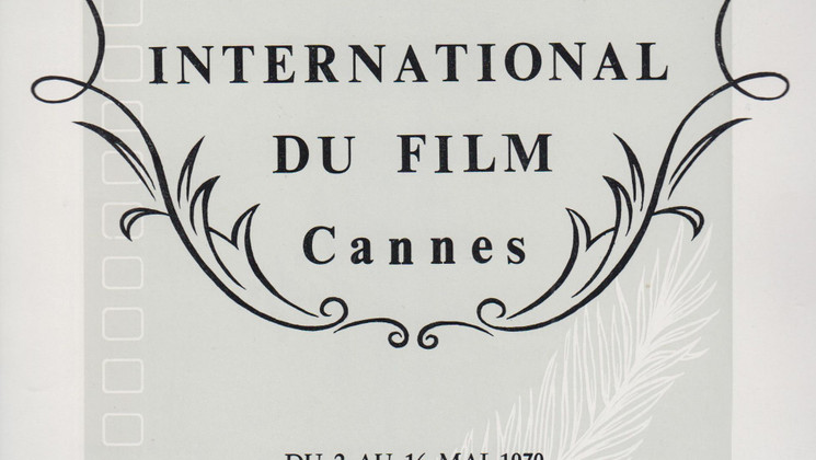 The official programme of the 1970 Festival: fountain pen Palme and arabesque Palmes. © FDC