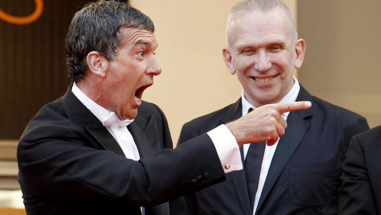 Antonio Banderas, Jean-Paul Gaultier - Red Steps - La Piel Que Habito © AFP