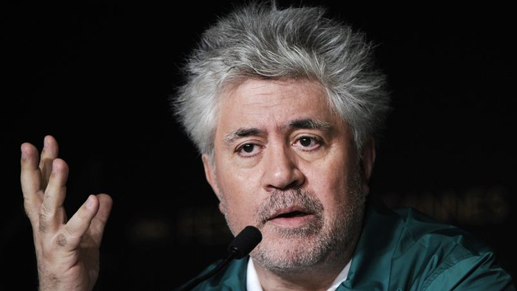 Pedro Almodóvar  - Conférence de presse - La Piel Que Habito © AFP