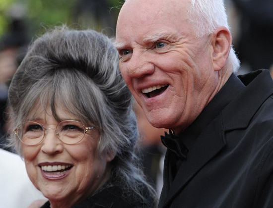 Christian Kubrick, Malcolm McDowell - Montée des Marches © AFP