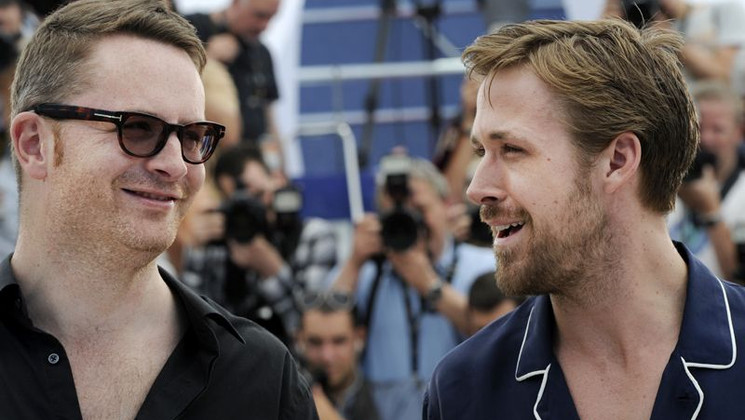 Nicolas Winding Refn, Ryan Gosling - Photocall - Drive © AFP