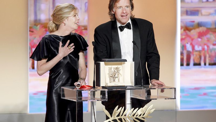 Dede Gardner, Bill Pohlad - Palme d'Or - The Tree of Life by Terrence Malick © AFP