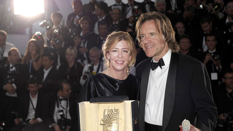 Dede Gardner, Bill Pohlad - Palme d'Or - The Tree of Life de Terrence Malick © AFP