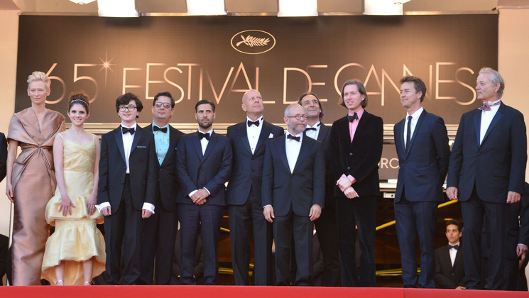 The film cast - Opening ceremony - Moonrise Kingdom © AFP
