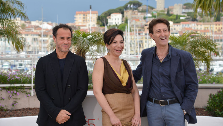 Matteo Garrone, Loredana Simioli, Nando Paone - Photocall - Reality © AFP