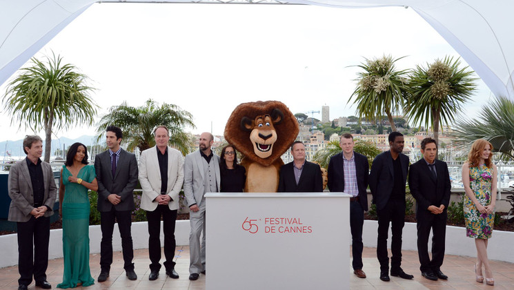 Equipe du film - Photocall - Madagascar 3 © AFP