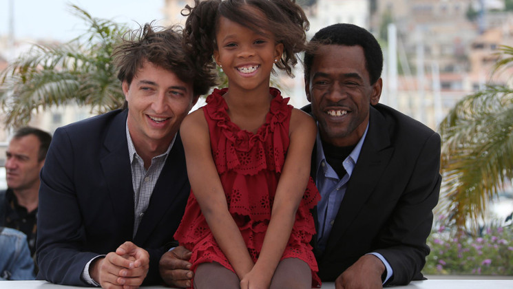 Benh Zeitlin, Quvenzhané Wallis, Dwight Henry - Photocall - Beasts of the Southern Wild © FIF/LF