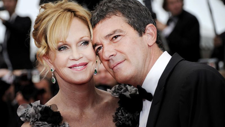 Melanie Griffith, Antonio Banderas - Red Steps © AFP