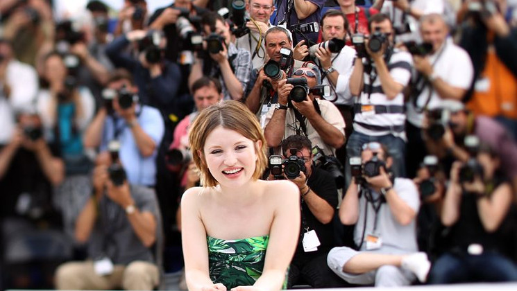 Emily Browning - Photocall - Sleeping Beauty © AFP