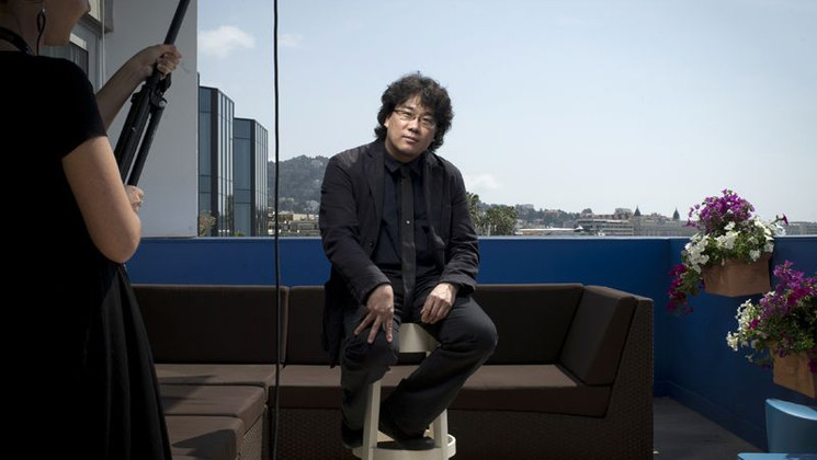 Joon Ho Bong - Président du Jury Caméra d'Or - Palais des Festivals © AFP