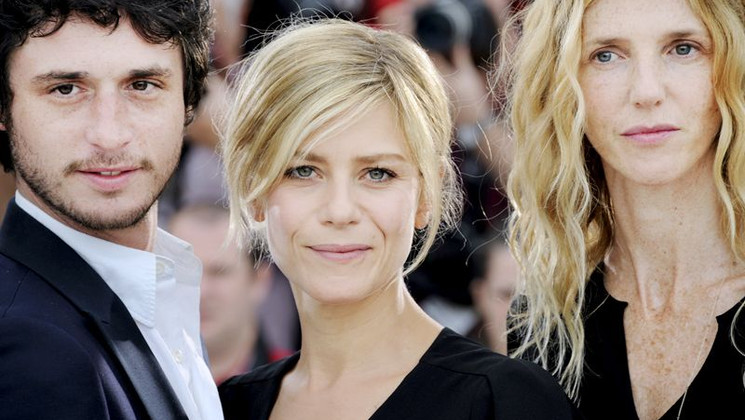 Jeremie Elkaim, Marina Fois, Sandrine Kiberlain - Photocall - Polisse © AFP