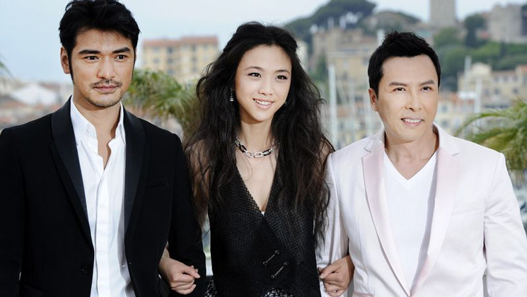 Donnie Yen, Tang Wei, Takeshi Kaneshiro - Photocall - Wu Xia © AFP