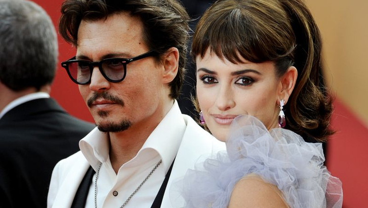Johnny Depp, Penelope Cruz - Montée des Marches - Pirates des Caraïbes © AFP