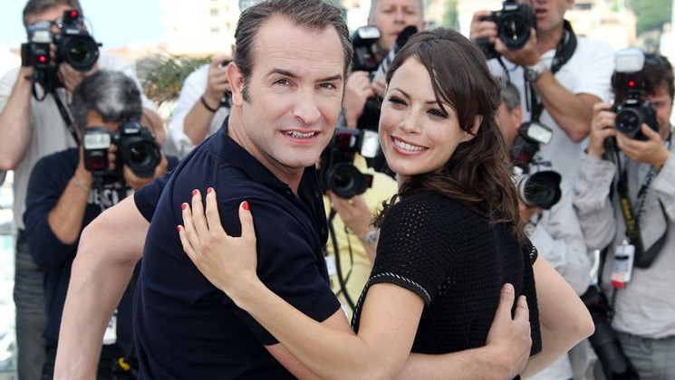 Jean Dujardin, Berenice Bejo - Photocall - The Artist © AFP