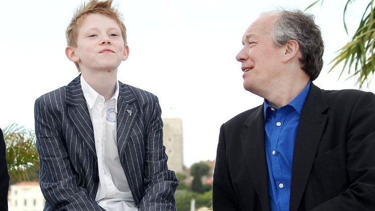 Thomas Doret, Luc Dardenne - Photocall - Le Gamin au Vélo © AFP