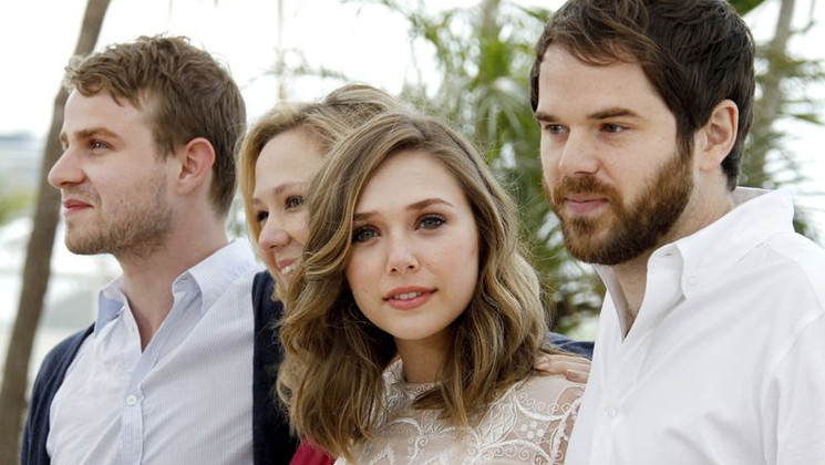 Brady Corbet, Louisa Krause, Elisabeth Olsen, Sean Durkin - Photocall - Martha Marcy May Marlene © AFP