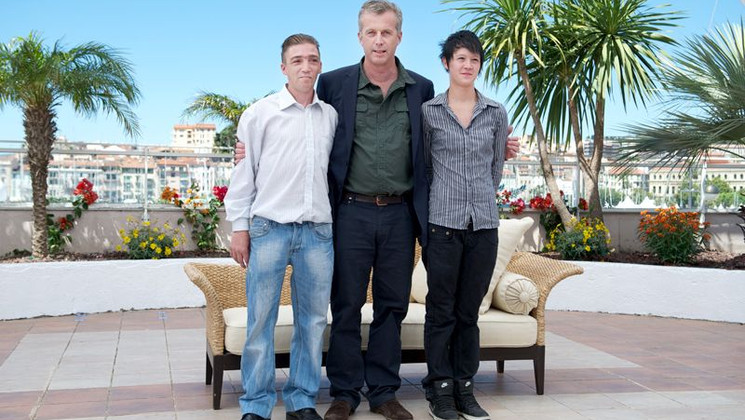 David Dewaele, Bruno Dumont, Alexandra Lematre - Photocall - Hors Satan © FIF/Louis Fauquembergue