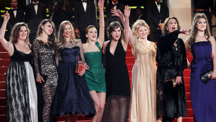 Equipe du film - Montée des Marches - L'Apollonide © AFP