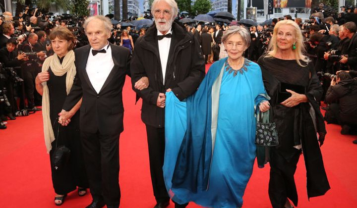 Film crew - Red carpet - Amour © AFP