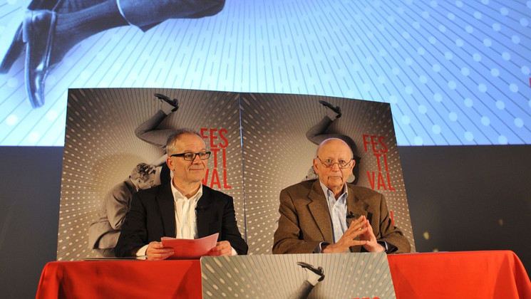 Thierry Frémaux et Gilles Jacob - Conférence de Presse 2013  © FDC / Clotilde Richalet