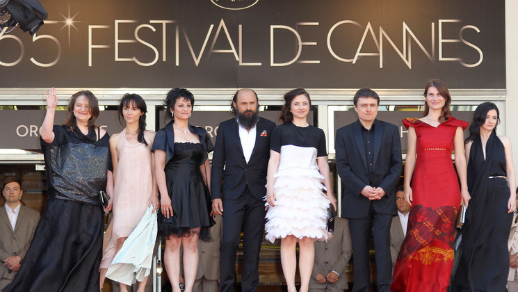 Equipe du film - Montée des marches - Dupã dealuri © FIF/CB